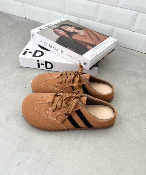 スウェードタッチサボスニーカー | CL3256004 | ブラウン