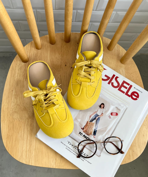 スウェードタッチサボスニーカー | CL3256004 | イエロー