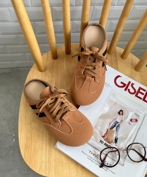 スウェードタッチサボスニーカー | CL3256004 | ブラウン