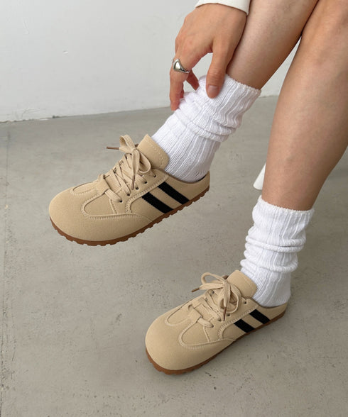 スウェードタッチサボスニーカー | CL3256004 | ベージュ