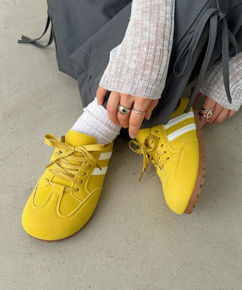 スウェードタッチサボスニーカー | CL3256004 | イエロー