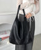 【A4サイズ対応】ワンハンドルPUトートバッグ | CL1256005 | ブラック
