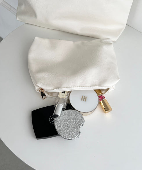 【A4サイズ対応】ワンハンドルPUトートバッグ | CL1256005 | アイボリー