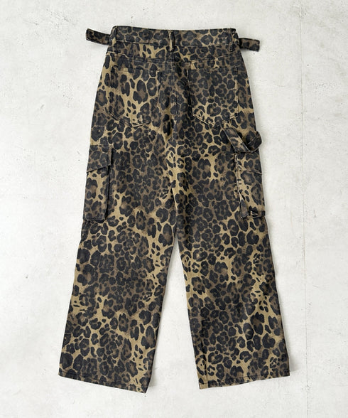 レオパード柄ワイドカーゴパンツ | BA2256001 | レオパード