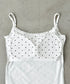 カップ付きドット柄キャミソール | BA2255052 | ホワイト