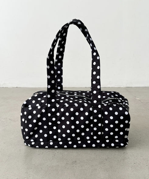 ドット柄ナイロンショルダーバッグ | BA1255054 | ブラック