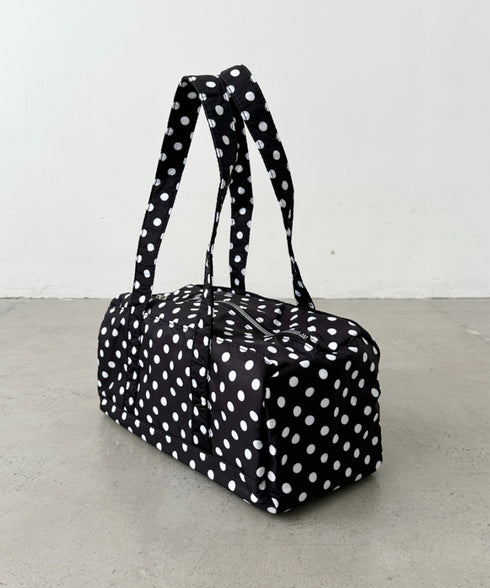 ドット柄ナイロンショルダーバッグ | BA1255054 | ブラック