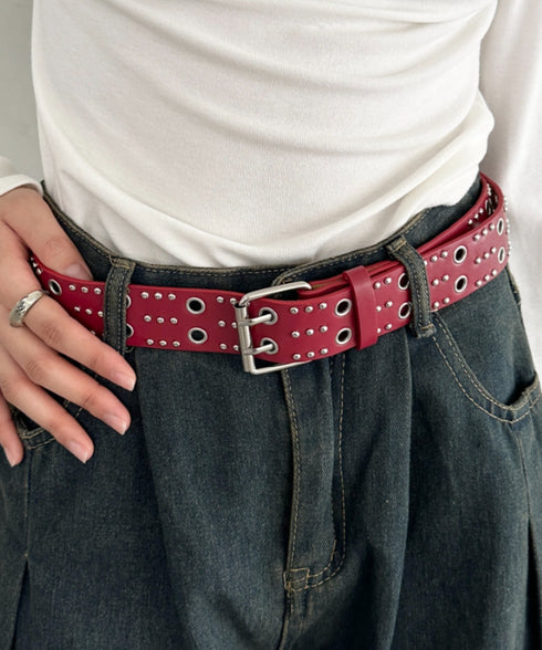 アソートアイレットベルト | BA6256003 | レッド系その他