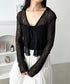 フロントリボンシアーカーディガン | CL2255053 | ブラック