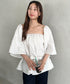 オフショル小花柄ボリュームブラウス | MD2253010 | ホワイト