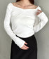 アンバランスネックデザイントップス | MD2253011 | ホワイト