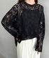 総レースビッグシルエットトップス | MD2253013 | ブラック