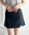 インパン付き PU台形ミニスカート | WR2253006 | ブラック