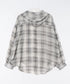 フード付きオーバーシアーチェックシャツ | WR2253001 | ホワイト