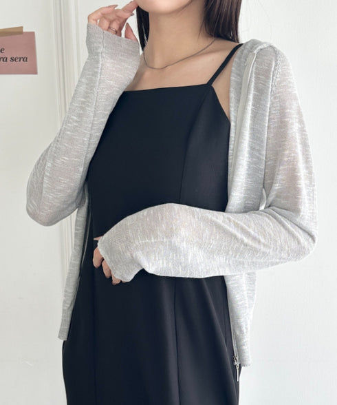 フード付きシアージップパーカー | WR2253002 | グレー