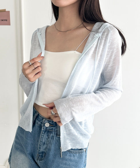 フード付きシアージップパーカー | WR2253002 | サックスブルー