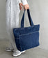 【A4収納可能】デニムトートバッグ | MD1252054 | ブルー