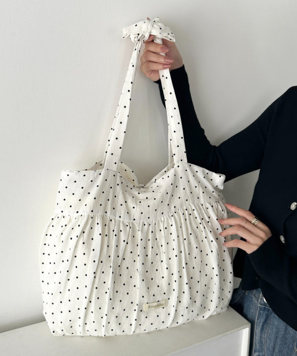 【A4収納可能】フリルリボントート | WR1252032 | ホワイト系その他