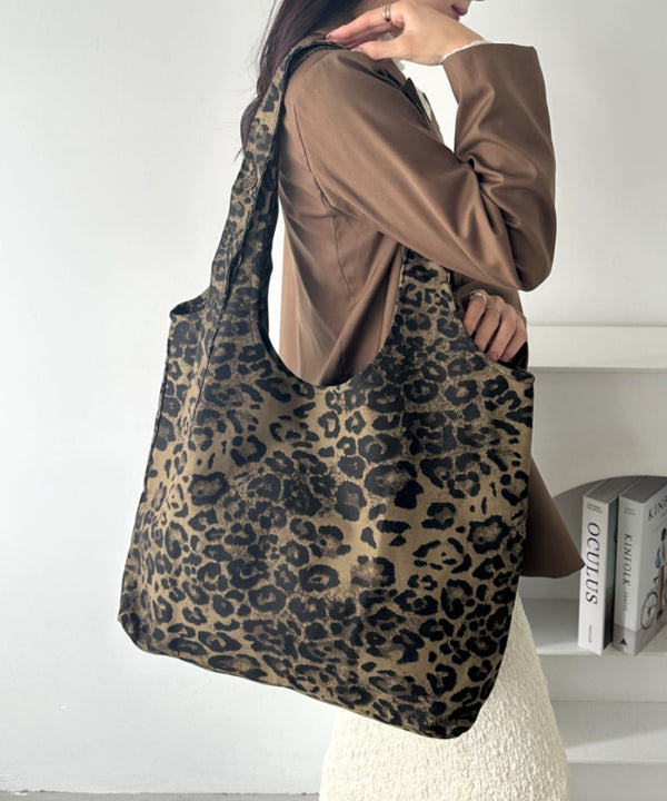 【A4収納、大容量】2WAYトラベルトート マザーズバッグ レオパードトートバッグ | WR1252033 | レオパード