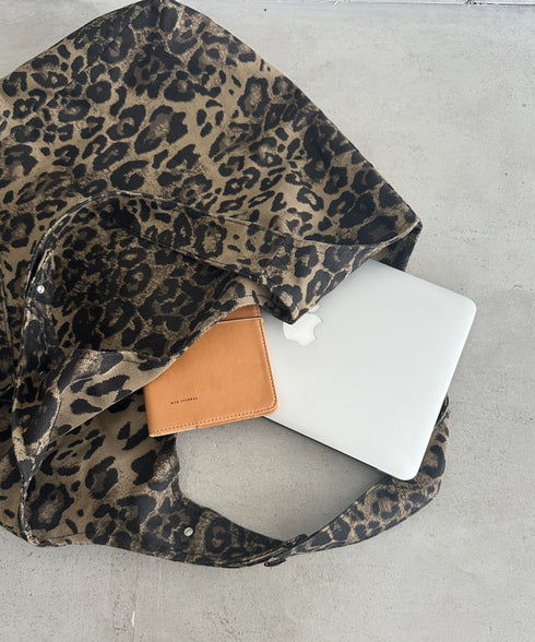 【A4収納、大容量】2WAYトラベルトート マザーズバッグ レオパードトートバッグ | WR1252033 | レオパード