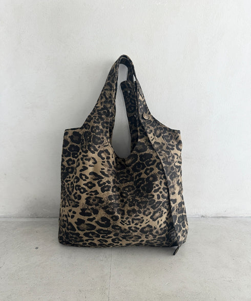 【A4収納、大容量】2WAYトラベルトート マザーズバッグ レオパードトートバッグ | WR1252033 | レオパード