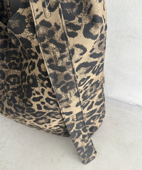 【A4収納、大容量】2WAYトラベルトート マザーズバッグ レオパードトートバッグ | WR1252033 | レオパード