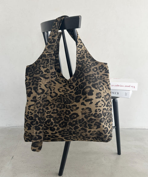 【A4収納、大容量】2WAYトラベルトート マザーズバッグ レオパードトートバッグ | WR1252033 | レオパード