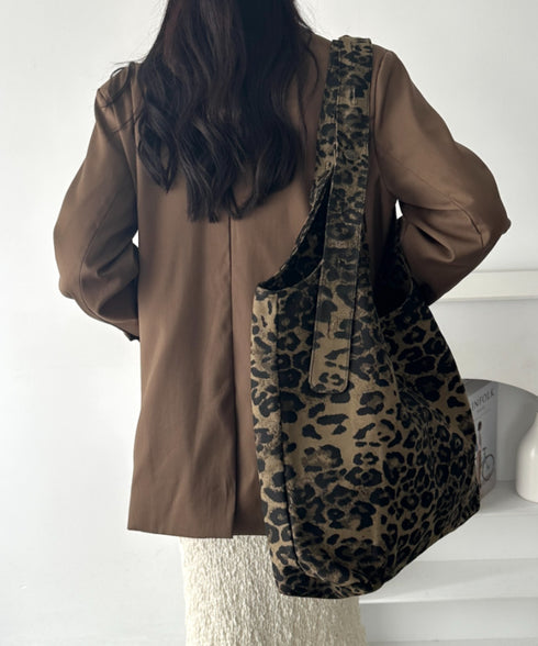 【A4収納、大容量】2WAYトラベルトート マザーズバッグ レオパードトートバッグ | WR1252033 | レオパード