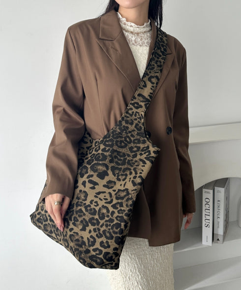 【A4収納、大容量】2WAYトラベルトート マザーズバッグ レオパードトートバッグ | WR1252033 | レオパード