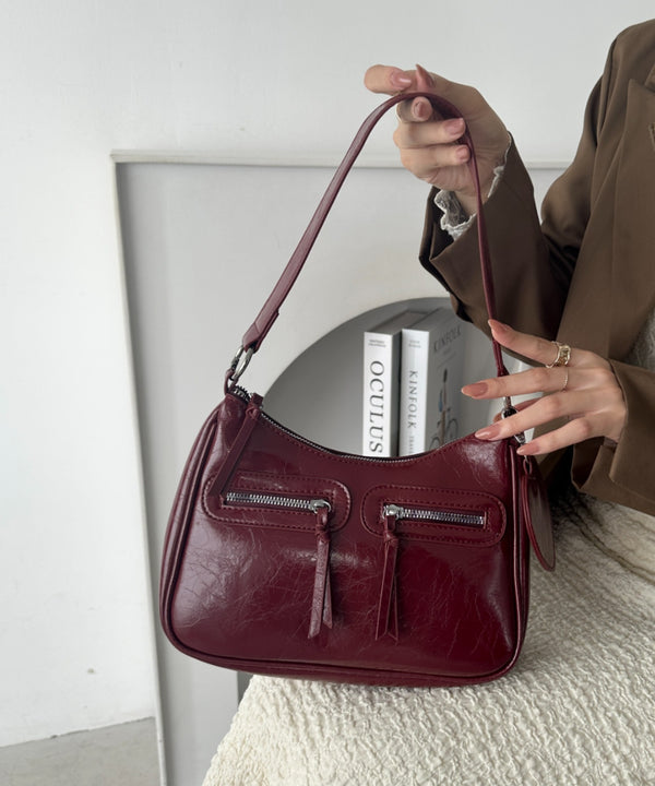 ハートチャーム付きPU 2WAYショルダーバッグ | WR1253012 | レッド