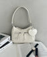 ハートチャーム付きPU 2WAYショルダーバッグ | WR1253012 | オフホワイト