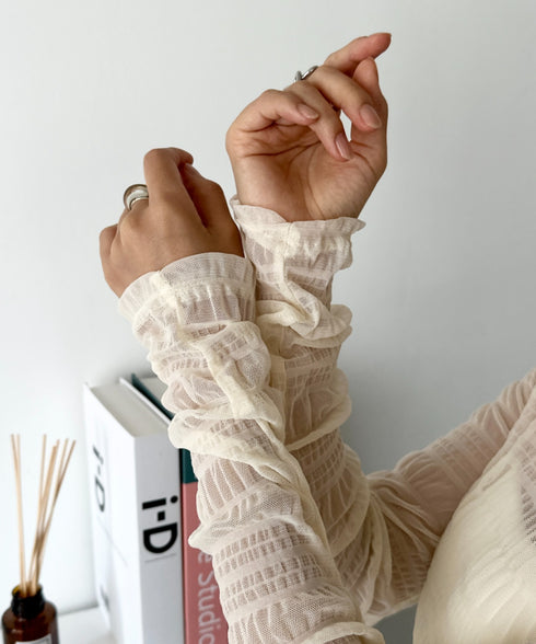 シャーリングシアートップス | CL2253003 | アイボリー