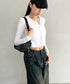 【2点セット】スナップボタンリブアンサンブル | BA2253001 | ホワイト