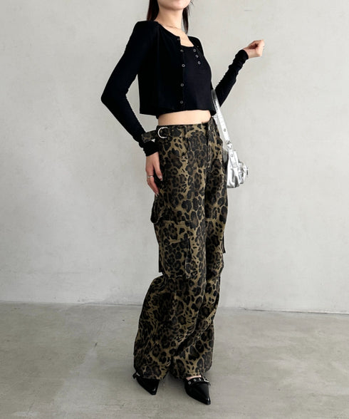 【2点セット】スナップボタンリブアンサンブル | BA2253001 | ブラック