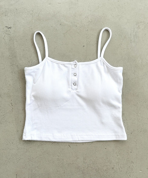 【2点セット】スナップボタンリブアンサンブル | BA2253001 | ホワイト