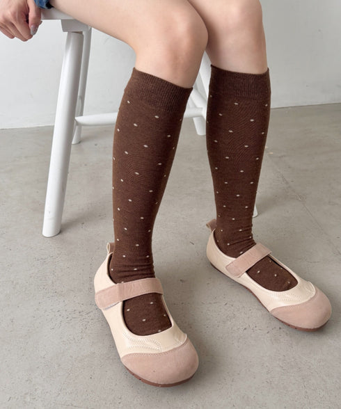ドットハイソックス | SL6256025 | ブラウン