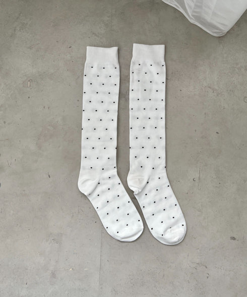 ドットハイソックス | SL6256025 | ホワイト