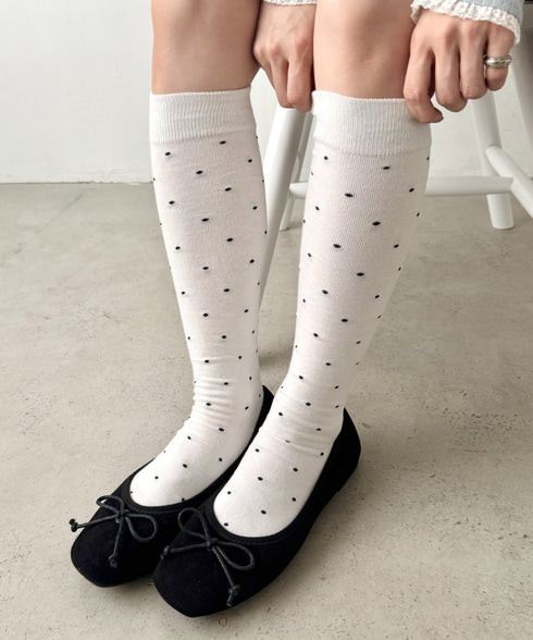 ドットハイソックス | SL6256025 | ホワイト