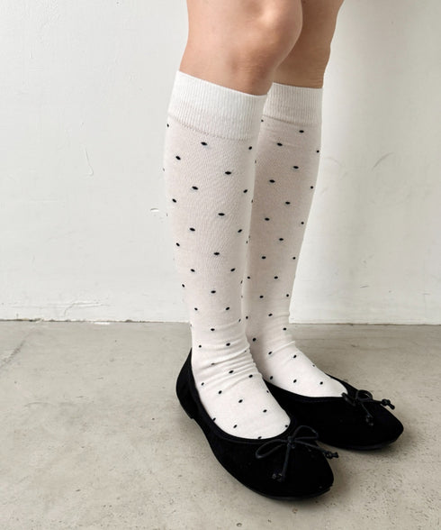 ドットハイソックス | SL6256025 | ホワイト