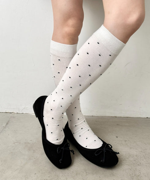 ドットハイソックス | SL6256025 | ホワイト
