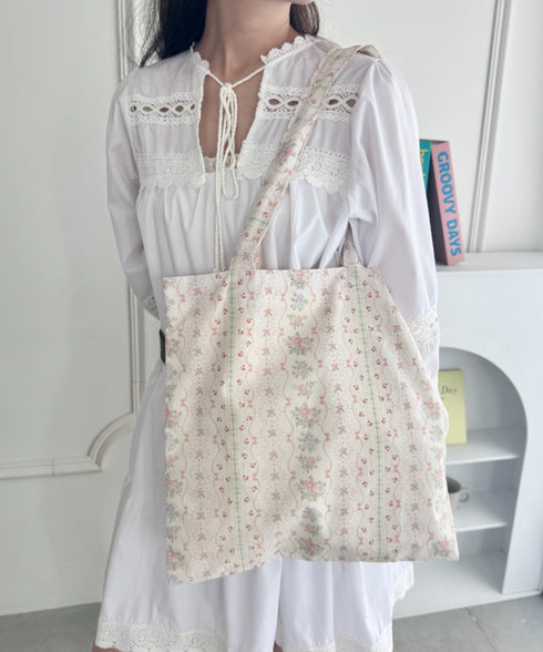 フラワープリントトートバッグ | SL1256028 | ピンク