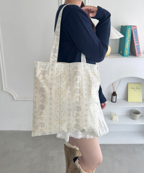 フラワープリントトートバッグ | SL1256028 | イエロー