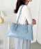 【7色展開】ダブルハンドルスクエアバッグ | CL1256008 | ブルー