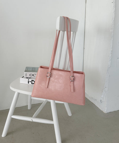 【7色展開】ダブルハンドルスクエアバッグ | CL1256008 | ピンク