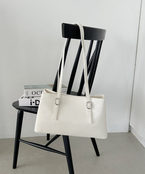 【7色展開】ダブルハンドルスクエアバッグ | CL1256008 | オフホワイト