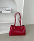 【7色展開】ダブルハンドルスクエアバッグ | CL1256008 | レッド