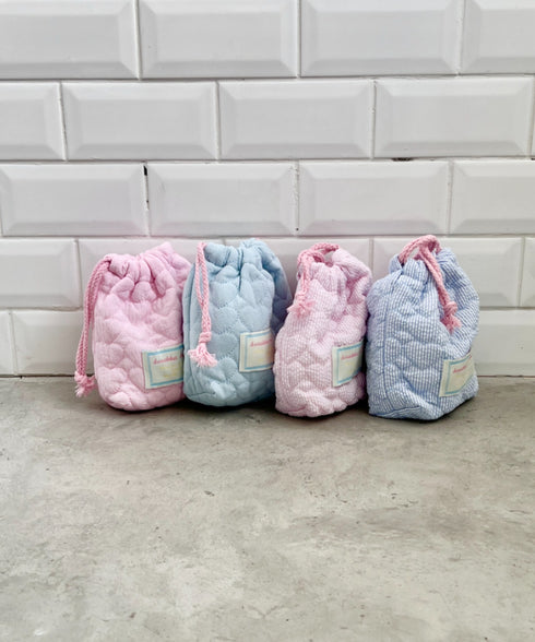 ハートキルティング巾着ポーチ | CL6256011 | ピンク系その他