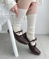 【6色展開】カラーリブハイソックス | LO6256010 | アイボリー