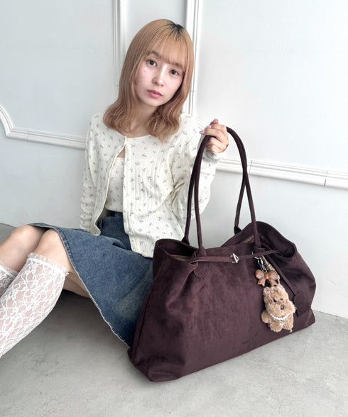 フェイクスウェードBIGトートバッグ | LO1256012 | ブラウン