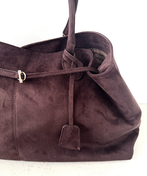 フェイクスウェードBIGトートバッグ | LO1256012 | ブラウン